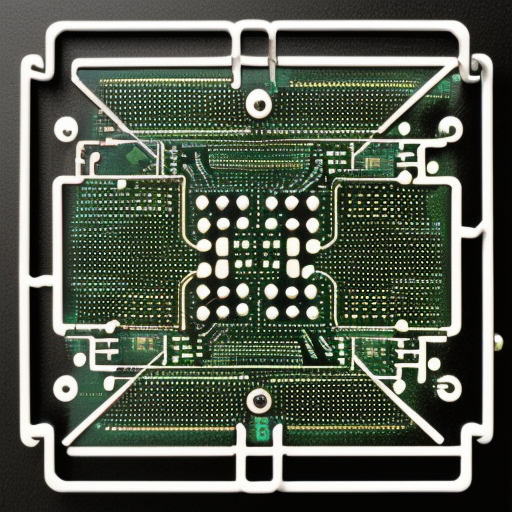 stylized circuit board