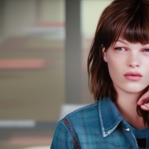 Jane Doe Shirt and Flannel Jacket Young Milla Jovovich as Max Caulfield Life Is Strange