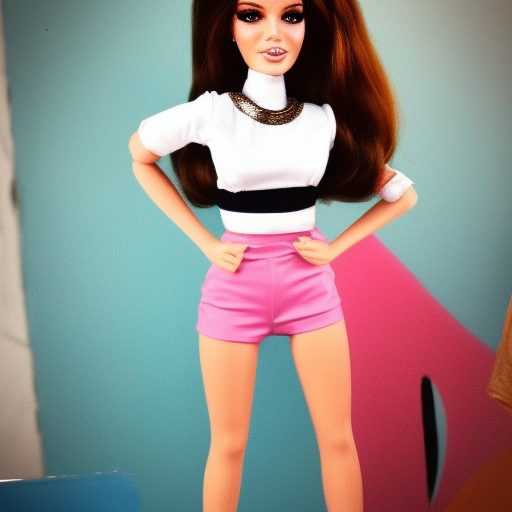 Lana Del Rey as a 60's Bratz Doll