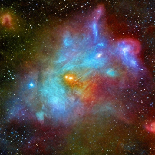 a h.r. giger of The Gum Nebula Supernova Remnant 
