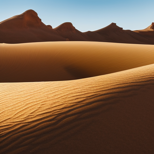 image from a sunny serene desert landscape