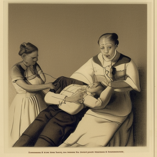 nurse placing the patient in the nursing trendelenburg position.not mutation ,not deformed ,not 3arms 