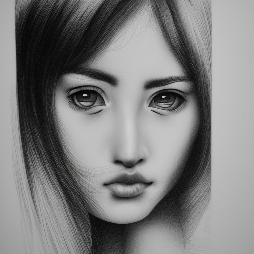  black and white pencil illustration high quality