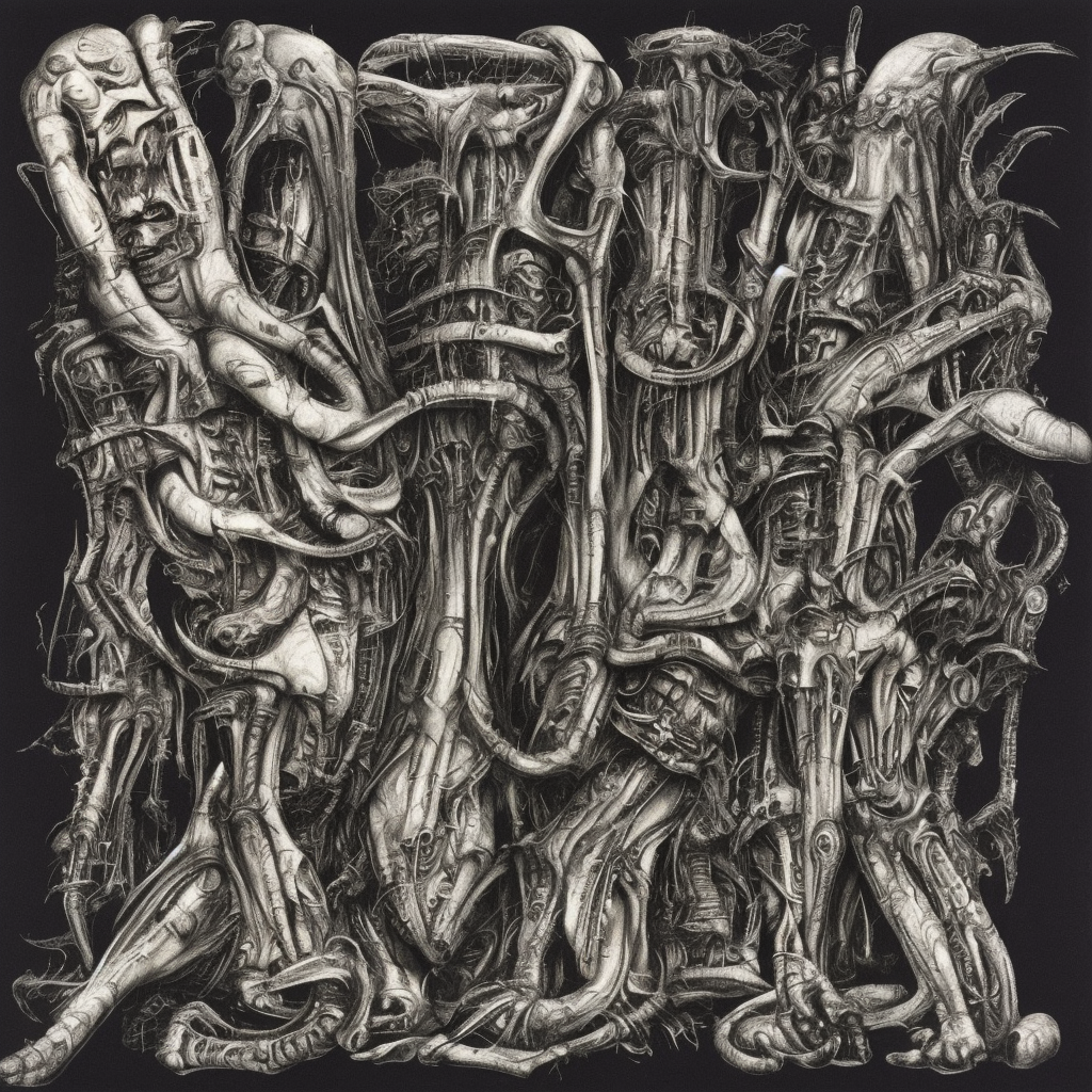 a H.R. Giger of a Rolling Stones - Strumpf CD