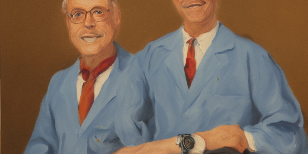 a painting of Dr. Lester