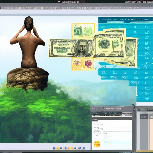 trading, tranquility, illustration, money, philosophy, realistic, desktop, graphics