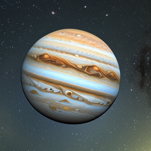 jupiter with an astroanuat