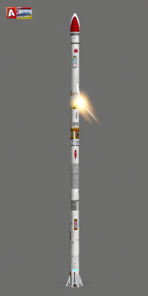 a artstation of a rocket on a phallus