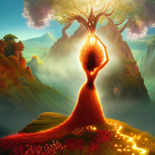 Depict a radiant, glowing figure from the game Ori, with intricate details and flowing movements, set against a majestic, mystical landscape. Use a combination of soft, warm colors and bold, contrasting hues to create a sense of wonder and awe. The figure should be the focus of the image, with the landscape serving as a backdrop to showcase the figure's grace and power. Think along the lines of a concept art style, similar to the work of the artist of Ori, by Thomas Mahler, black and white pencil illustration high quality