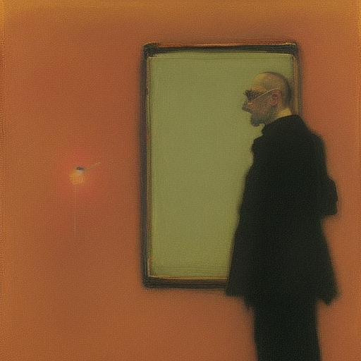 A digital art. A rip in spacetime. Did this device in his hand open a portal to another dimension or reality?!  by Eastman Johnson, by Mark Rothko lifelike