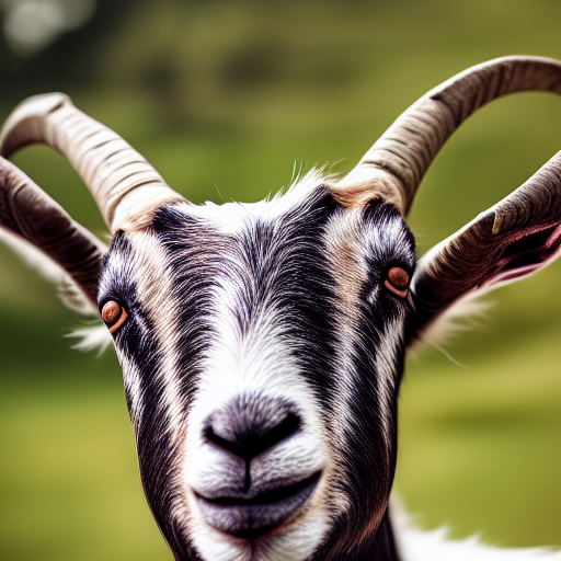 goat ultra-realistic ultra-realistic potrait cinematic lighting 80mm lens, 8k, photography bokeh