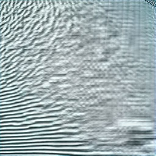 a photorealistic image of shadows across a building facade designed in the style of agnes martin's tremolo made from translucent white fabric 