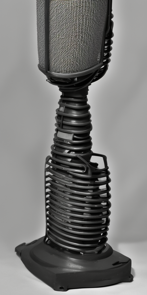 a H.R. Giger of a Microphone Transformer