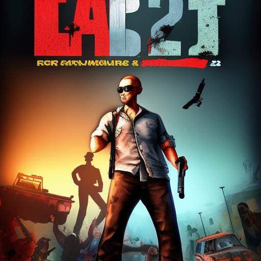 left for dead 2 game, poster, propaganda, knife, young beautiful witch, dark sunglasses, 8k, detailed, photorealistic