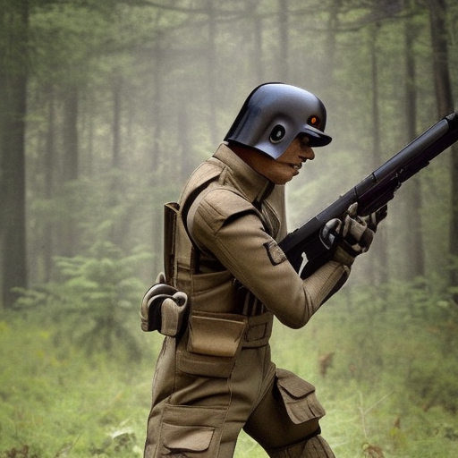 Shock troopers Star Wars hunting dead eaters hyper realistic 