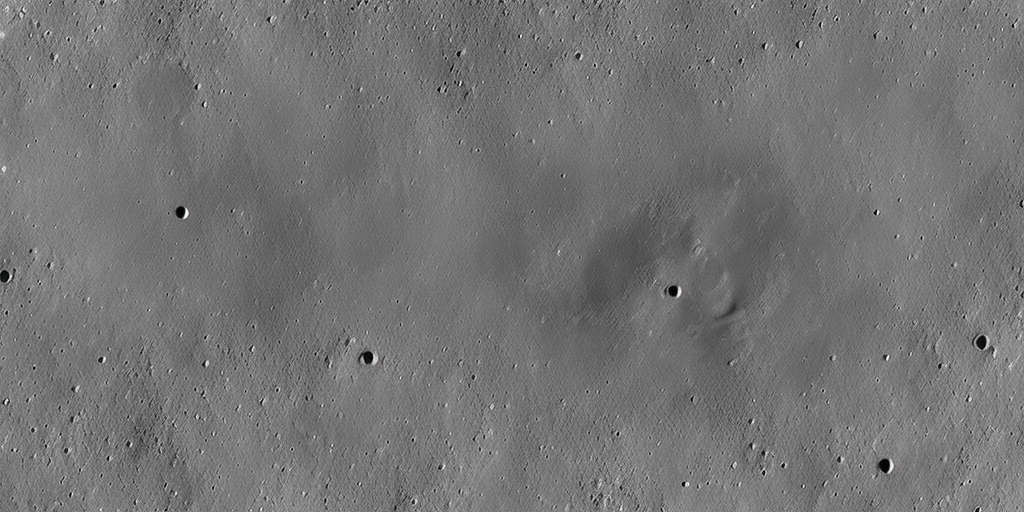 a drawing of Orion’s Moon Crater Close-up