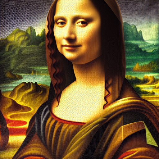 jenna coleman as mona lisa oil painting on canvas