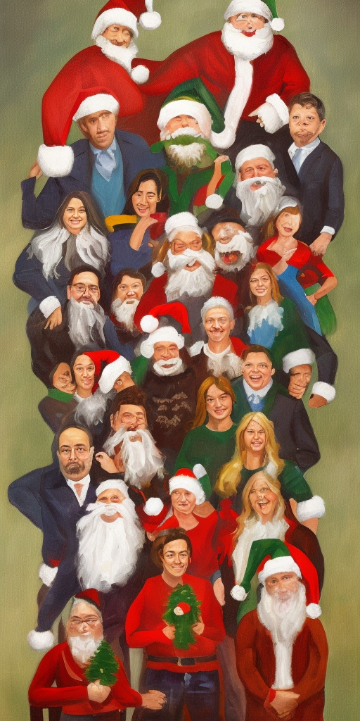 a oil painting of The Christmas Roettcast 2022 (Director's Cut: 31 minutes of previously unpublished babble)