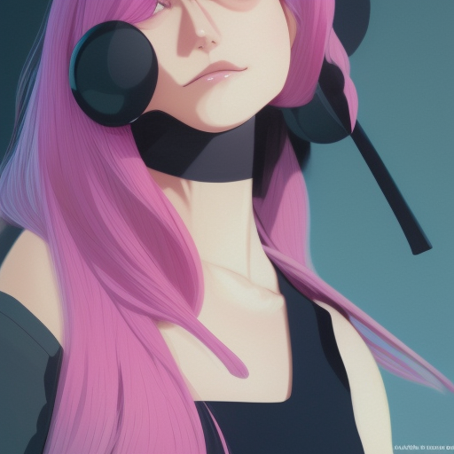 portrait, curvy, chubby, anthro cat woman, long pink hair, cute, female anthro character, highly detailed, digital painting, smooth, sharp focus, illustration, fine details portrait, anime masterpiece by Studio Ghibli. illustration, sharp high-quality anime illustration in style of Ghibli, Ilya Kuvshinov, Artgerm