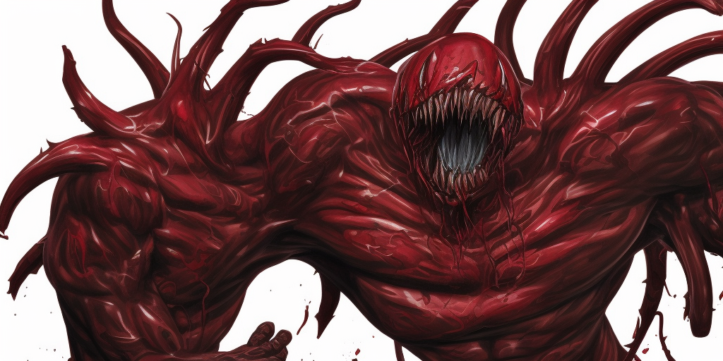 a artstation of Carnage Venom
