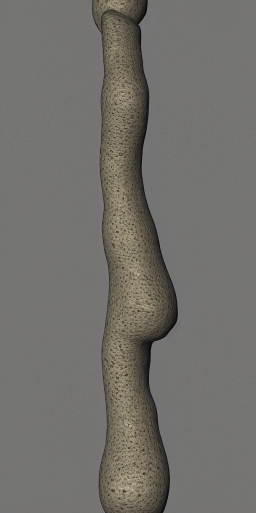 a 3d rendering of a phallus