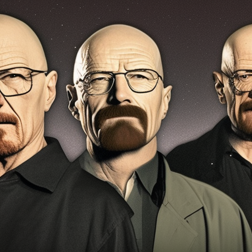walter white singing in a rock band
