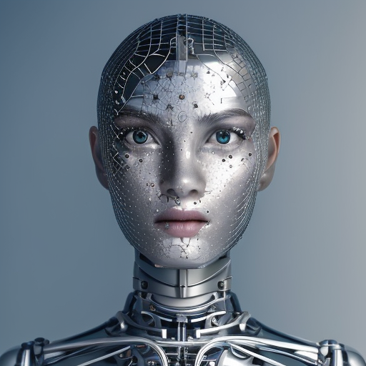 beautiful centered fine art photo portrait of romantic beautiful girl with solarpunk robotic humanoid metal mechanical parts with led lights, pudica pose, photorealistic, white background, highly detailed and intricate, soft box lighting, hdr 8 k