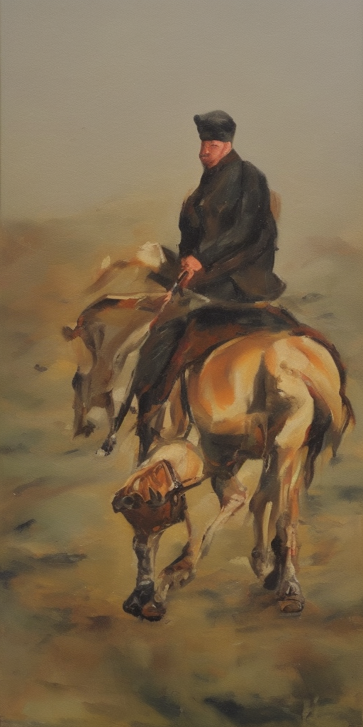 a oil painting of Shaddam IV. Corrino 