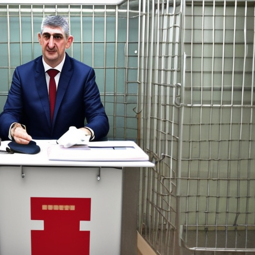 comunist andrej babis in jail with security guard

%>