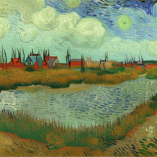 a fictional painting by Vincent van Gogh