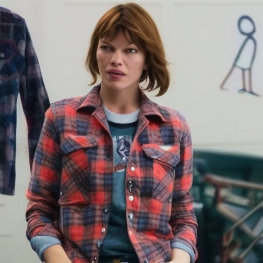 Butterfly Shirt and Flannel Jacket Milla Jovovich as Max Caulfield Life Is Strange