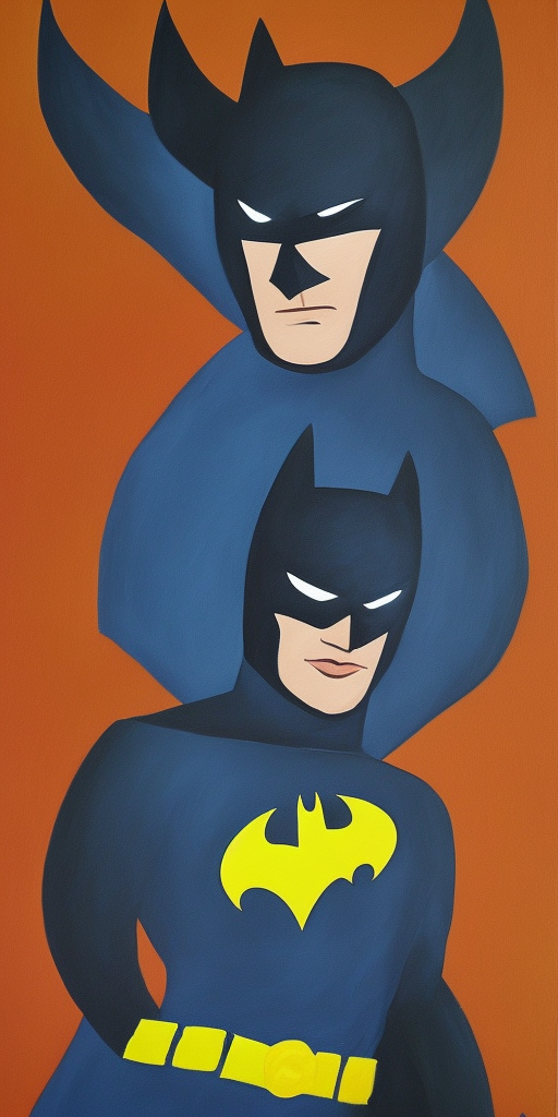 a painting of Queere Batman