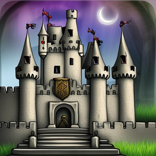 Castle dark fantasy