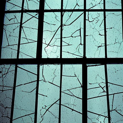 broken glass windows