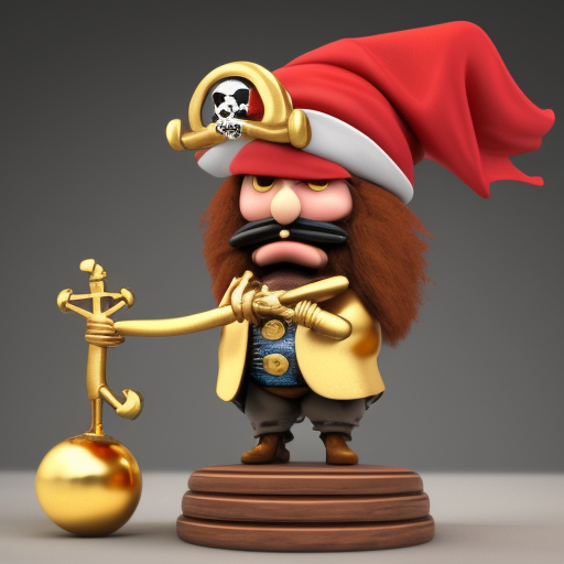 pirate holding ball, with hawk sitting on shoulder, hat on floor, gold, chest, anchor, pirate sitting drinking, pirate boat, cute small reflective eyes, small nose, small lips, skin perfect, color, perfect full body, digital quality, cycles x render, ultra cinematic high resolution, intricate detail, full detailed render, smooth render, corona render, pixar render accuracy, precision, perfection, excellence shape