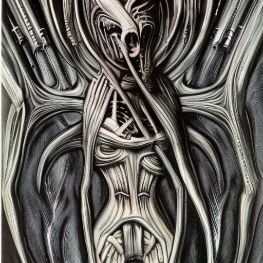 a h.r. giger of seven