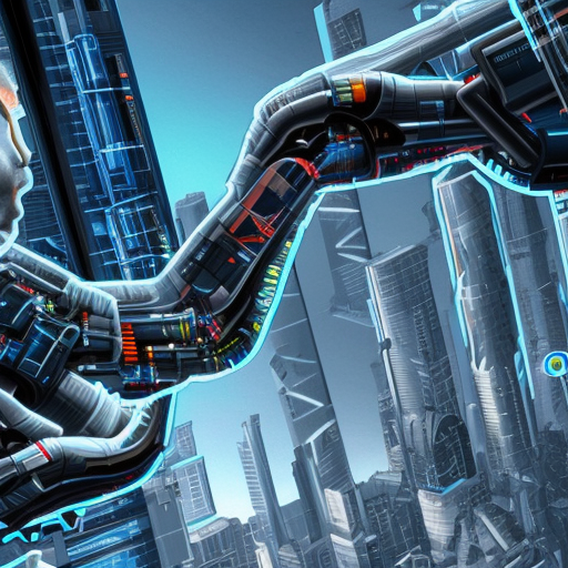 code review by cyborg in future city
