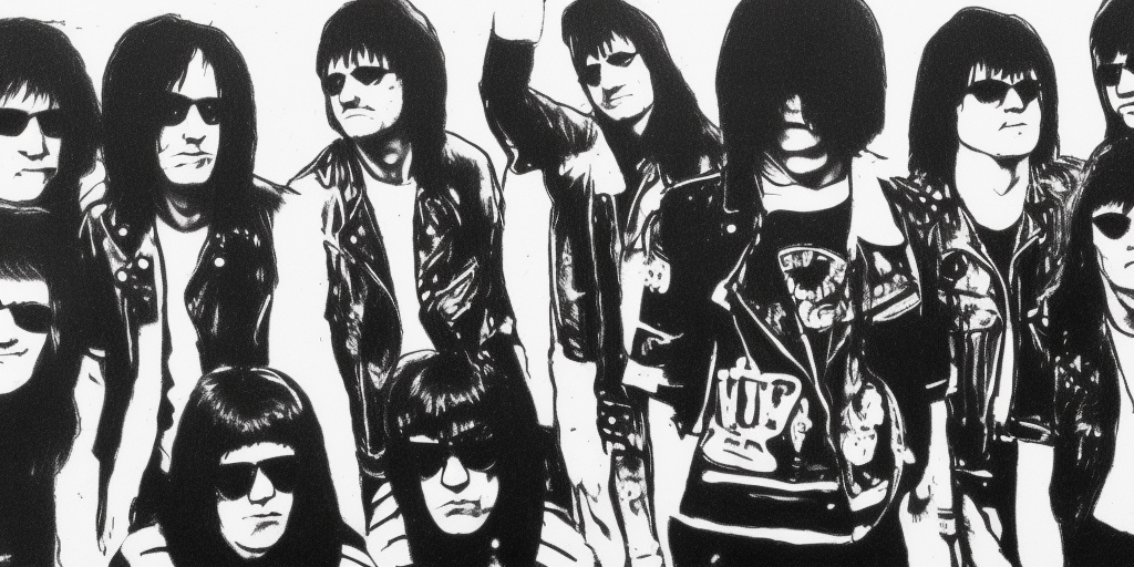 a drawing of Not Ramones